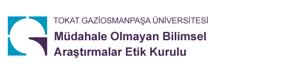 Müdahale Olmayan Bilimsel Araştırmalar Etik Kurulu Logosu